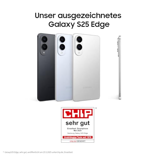 Samsung Galaxy S25 Edge with Galaxy AI: 12GB RAM, 512GB storage, 200 MP camera