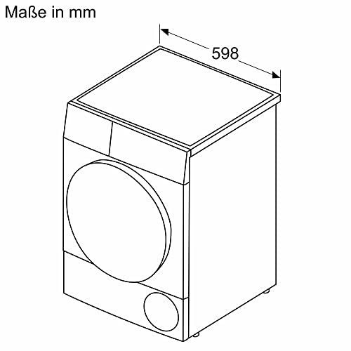 Bosch 'Serie 4' Wärmepumpentrockner (4WTH83VV3): Sensitive Auto Drying-System, Umweltfreundlich