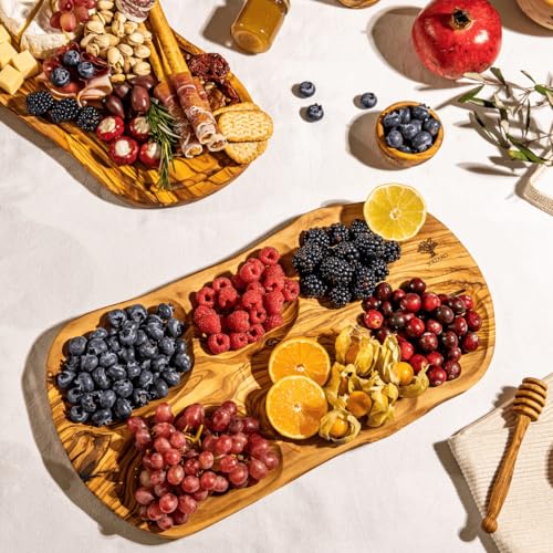 SOLTAKO 100% Handmade Olive Wood Gift Set: Ideal for tapas and snack bundles
