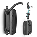 monTEK Swiveling Bike Wall Mount for the Garage | Holds up to 30 kg (Black)