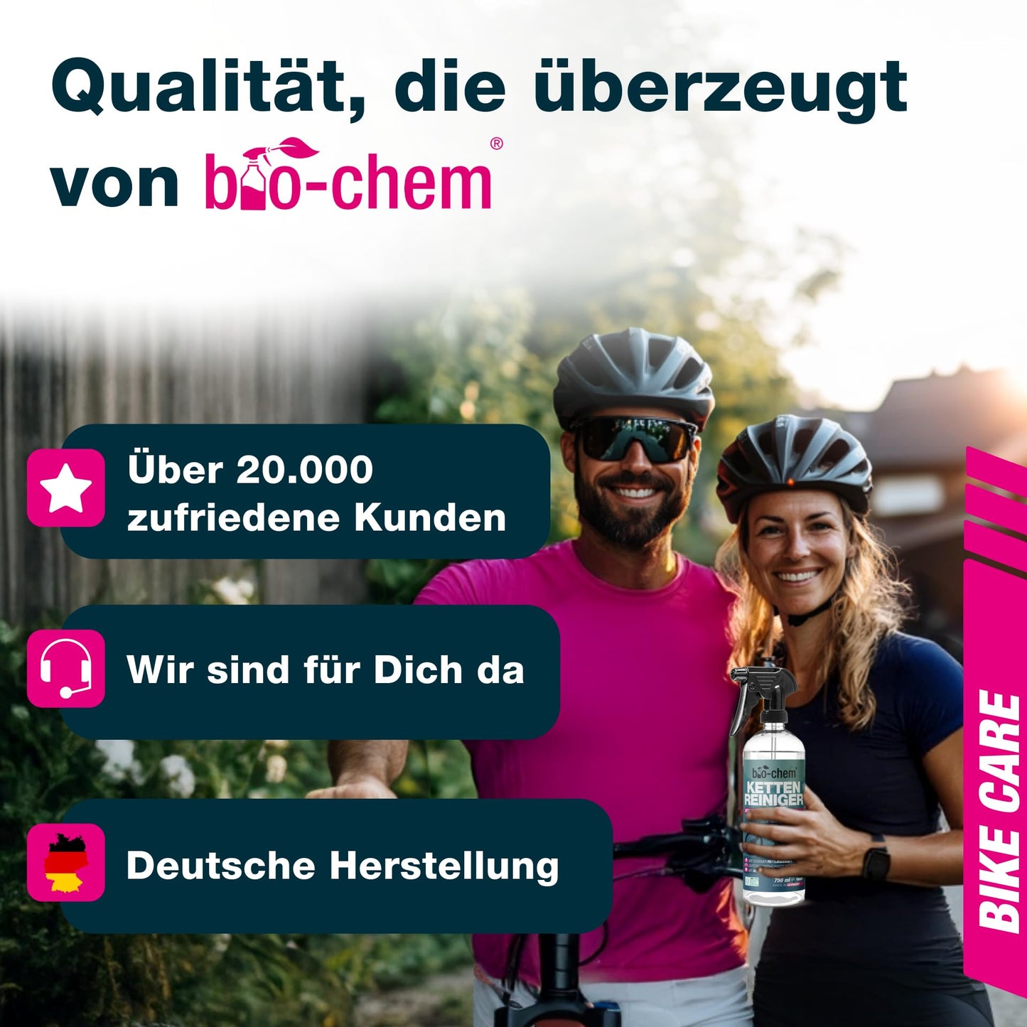 bio-chem All-in-One Bicycle Cleaning Set 'PROFI' (7 pieces): Effective, gentle on materials