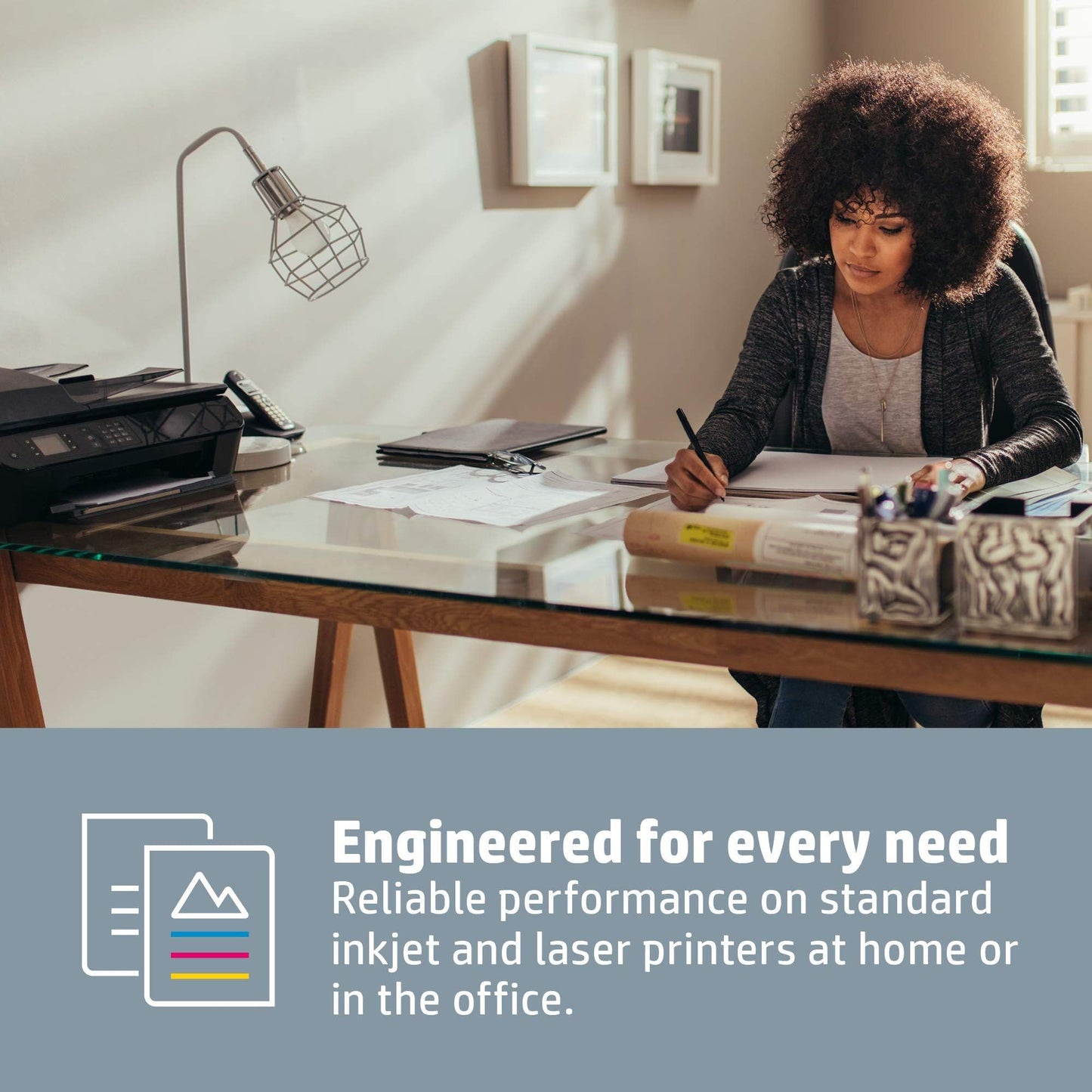 HP Copy Paper (CHP150) Home & Office | DIN A4 80g, White (2500 sheets: 5x500 sheets)