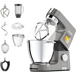 Kenwood Titanium Chef Patissier XL KWL90.034SI (1400 Watt) | Food processor with integrated scale & heating function,