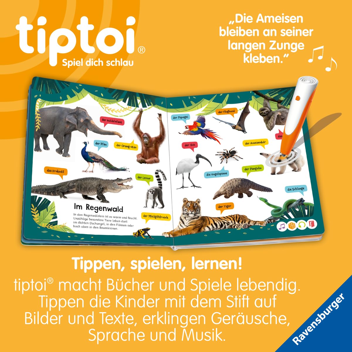 Ravensburger - tiptoi® Do you know these animal sounds? | Board book