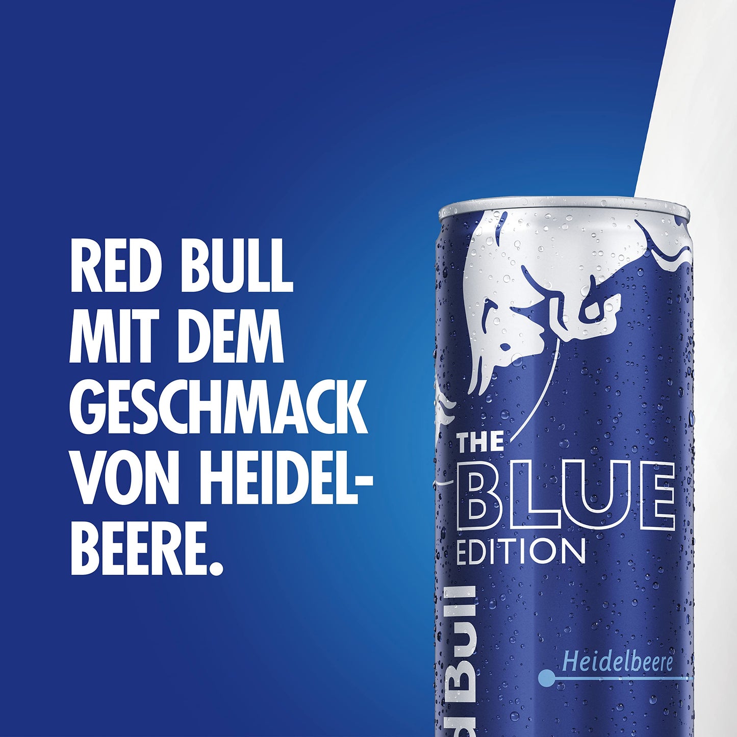 Red Bull Energy Drink 'Blue Edition' (24-pack of 250ml cans) with blueberry flavor