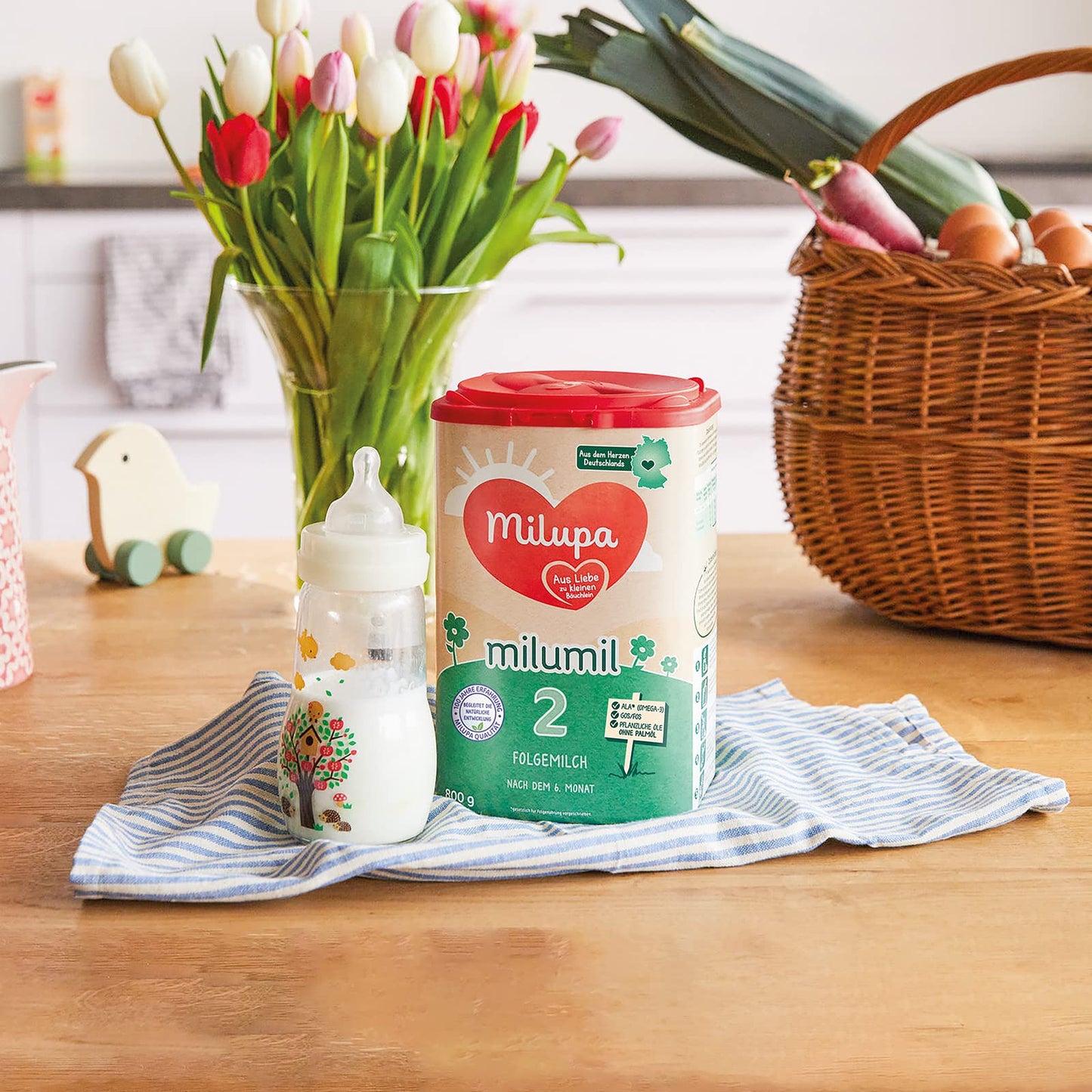 Milupa Milumil 2 Follow-on Milk (1x 800g) | Baby milk powder after 6 months