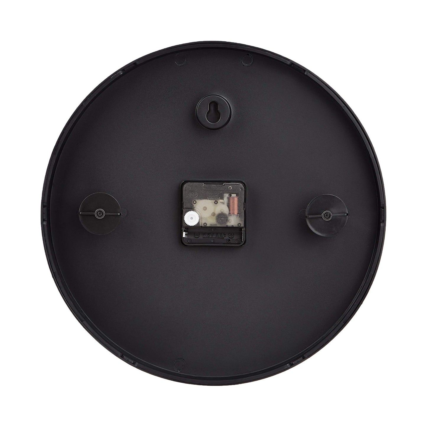 Amazon Basics Wall Clock (30cm): Battery-operated, Round, Easy-to-read, Silent
