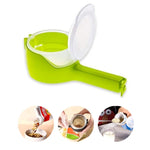 Set of 3 Food Bag Closure Clips with Pourer