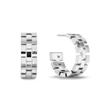 Calvin Klein Hoop Stainless Steel Women's Earrings from the 'GEOMETRIC' collection