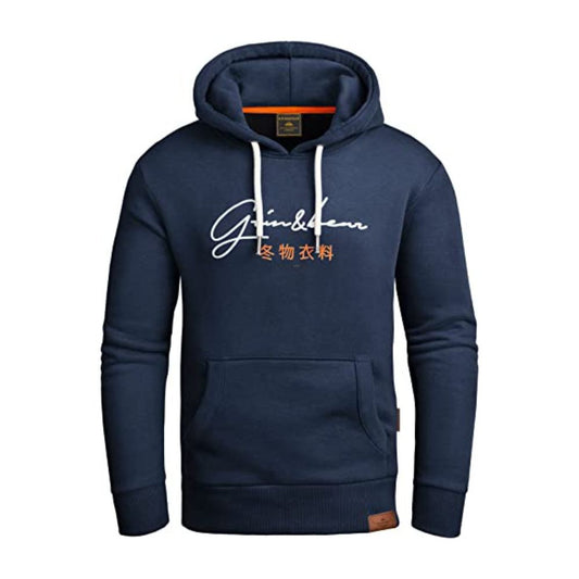 Grin&Bear Hoodie Herren Sweatshirt GEC703 Navy