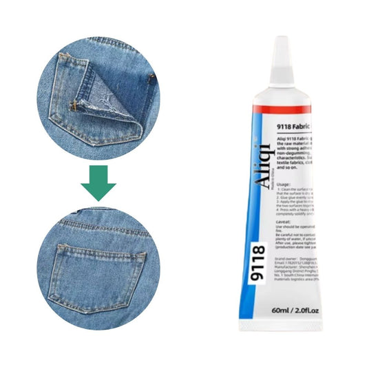 Extra Starker Stoffkleber (60ml): Wasserdicht & Vielseitig für Textilreparatur