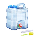 Réservoir d'eau de camping avec robinet de sortie | Sans BPA, portable pour la randonnée, la voiture, le pique-nique