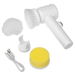 Brosse de nettoyage électrique sans fil avec 3 têtes de brosse
