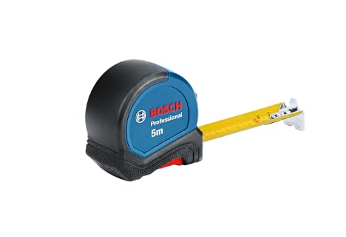 Bosch Professional Tape Measure (5m) | Aluminum housing, magnetic hook, one-hand operation