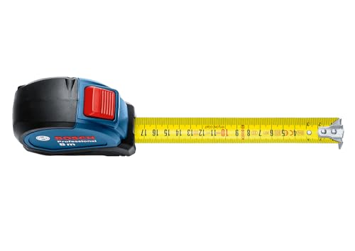 Bosch Professional Tape Measure (5m) | Aluminum housing, magnetic hook, one-hand operation