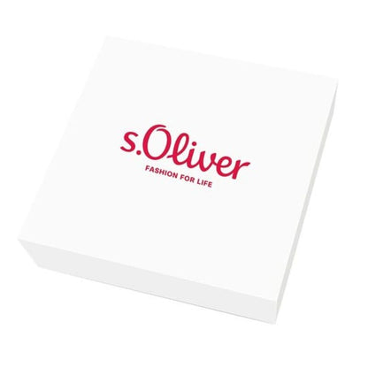 s.Oliver men's bracelet made of stainless steel (matte black): Curb links - Adjustable