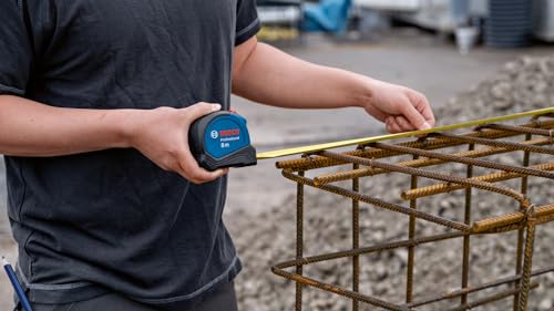 Bosch Professional Tape Measure (5m) | Aluminum housing, magnetic hook, one-hand operation