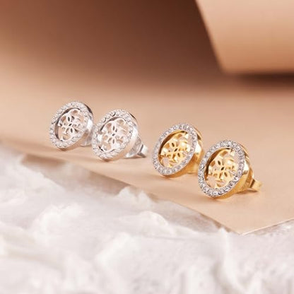 GUESS 'Studs Party' women's earrings made of gold-plated stainless steel (yellow gold alloy)