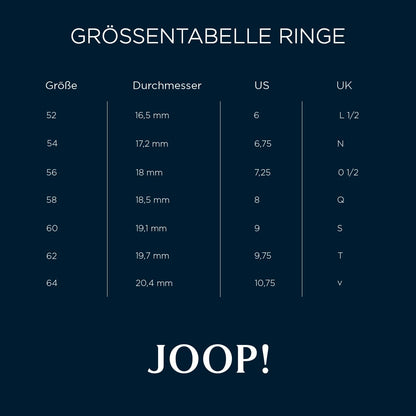 JOOP! Edelstahl Damenringe aus Edelstahl in Farbe: Gold inkl. Geschenk Box