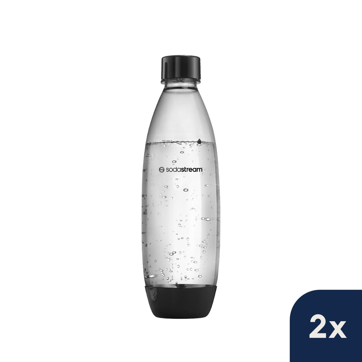 SodaStream 1L FUSE Bottles (Set of 2) | Dishwasher safe: BPA-free