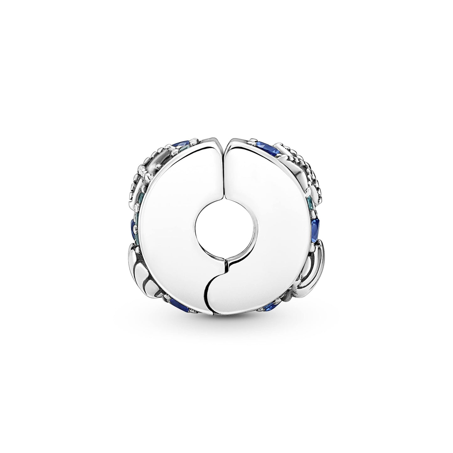 PANDORA Moments Tropischer Seestern & Muschel Clip-Charm aus Sterling-Silber mit Cubic Zirkonia