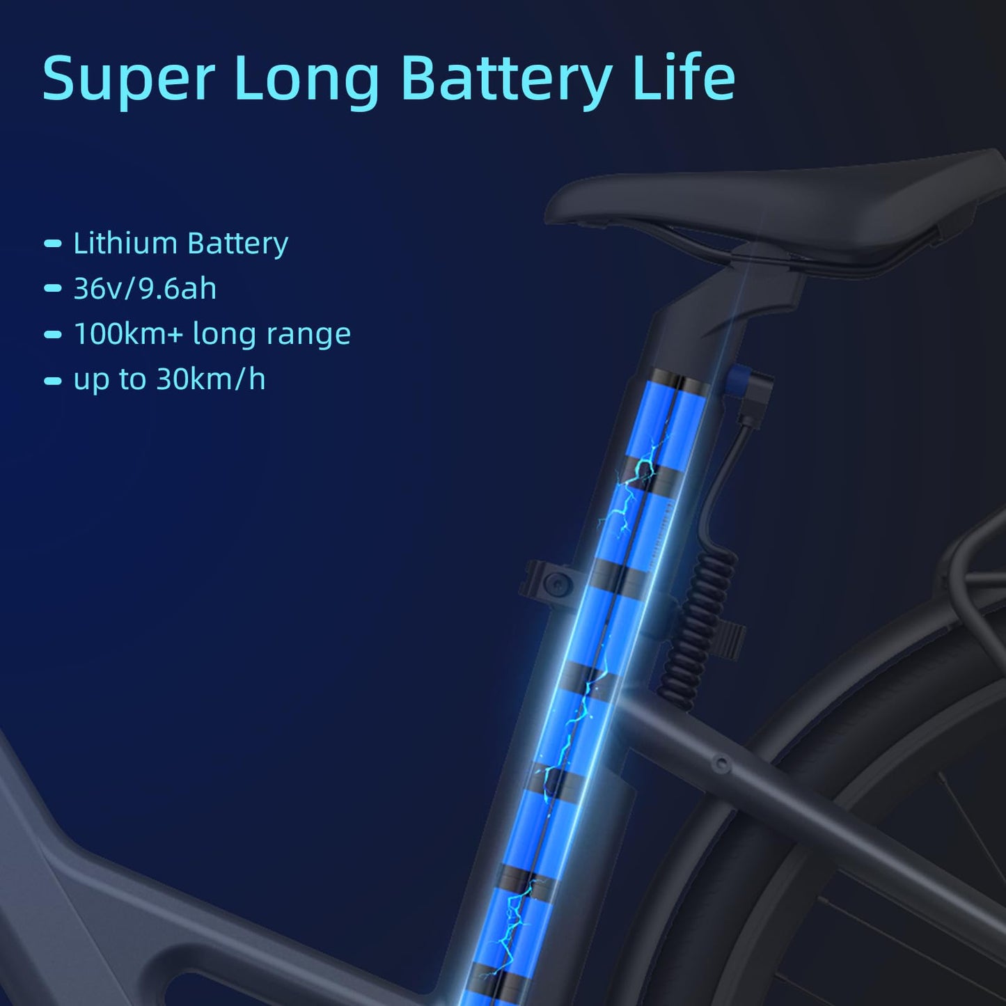 ADO Air 28 E-Bike (2 pieces): 345.00 Wh battery, torque sensor, belt drive, APP (Gray)