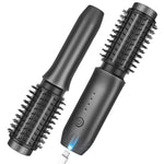 Wireless Travel Curling Iron Mini Brush for Women (7000mAh): USB Rechargeable with Negative Ions