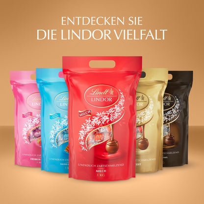 Lindt LINDOR Chocolate Balls (approx. 80 chocolate balls): Large pack (1 kg)