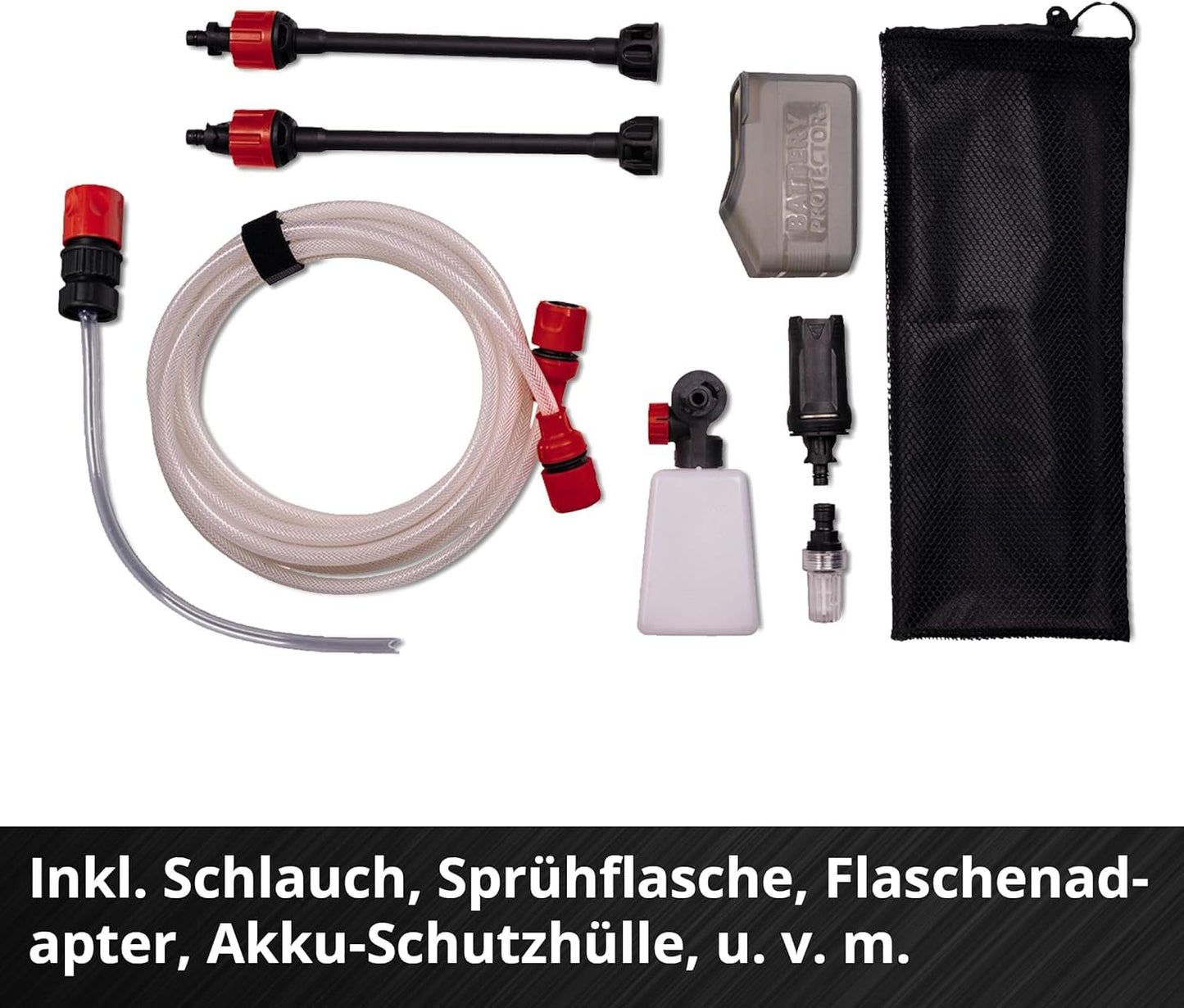 Einhell cordless pressure washer gun HYPRESSO 18/24-1 Power X-Change including accessories (18V, 24 bar, 240 L/h)