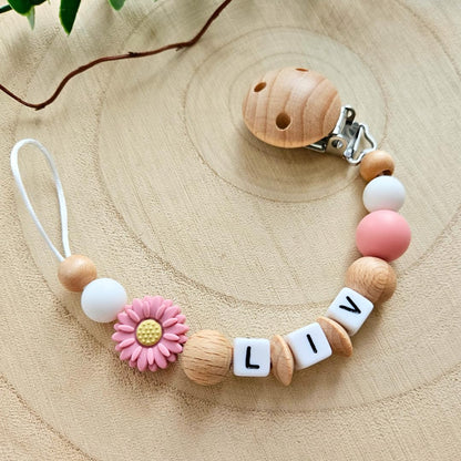 Lovely pacifier chain: Personalized baby gift for girls and boys