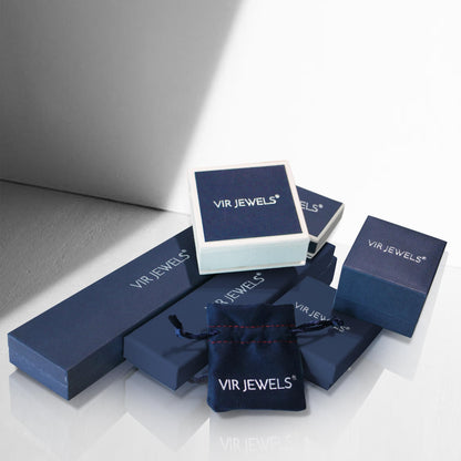 Vir Jewels Prinzessschliff 14 Kt Weißgold Diamant-Damenring: Weiß/Crystal (J)