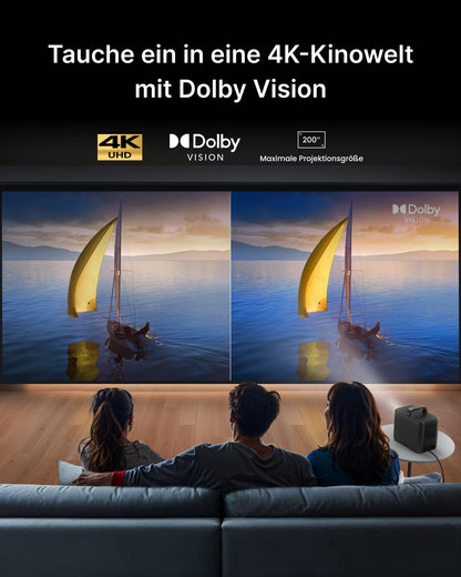 NEBULA Cosmos 4K SE Smart Projector: Dolby Vision projector with Google TV, Ultra HD decoding