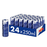Red Bull Energy Drink 'Blue Edition' (24-pack of 250ml cans) with blueberry flavor