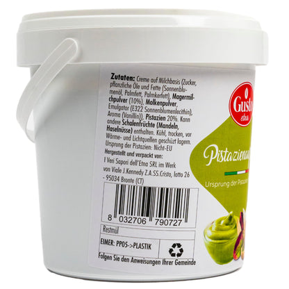 Pistachio cream (1kg) from Italy/Sicily | Spread, desserts or for Dubai chocolate