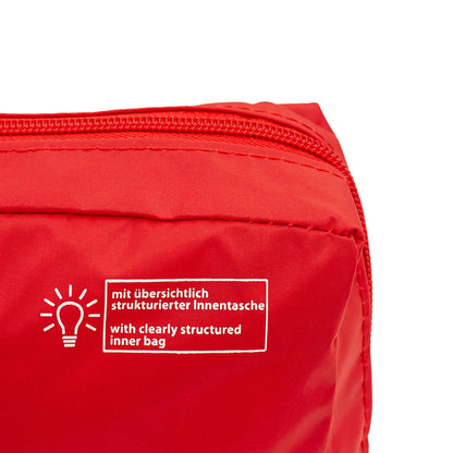 PETEX Verbandtasche aus Nylon-Gewebe: Inhalt nach DIN 13164 in Farbe Rot