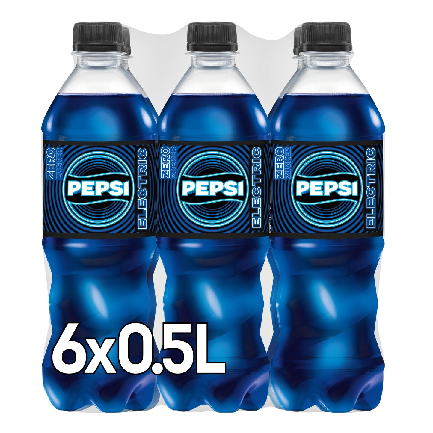 Pepsi Electric Blue - Zero Sugar (6x 0.5l) | The new limited edition from Pepsi
