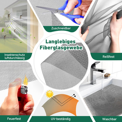 MLEJU Fly Screen Window Magnet | Effective insect protection with a simple magnetic frame