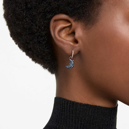 Swarovski 'Sublima' Luna Drop-Ohrhänger mit Mond-Motiv und strahlenden Swarovski-Kristallen