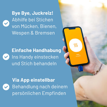 heat it - insect bite healer for your iPhone: chemical-free treatment with concentrated heat