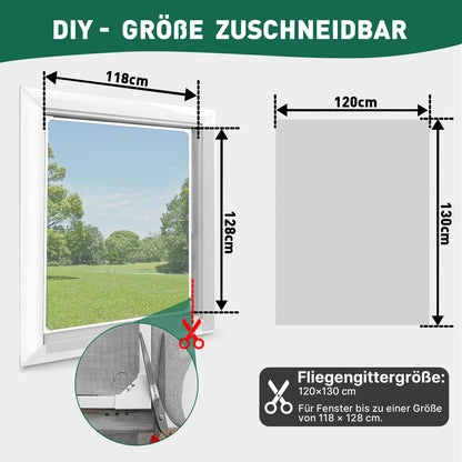 MLEJU Fly Screen Window Magnet | Effective insect protection with a simple magnetic frame
