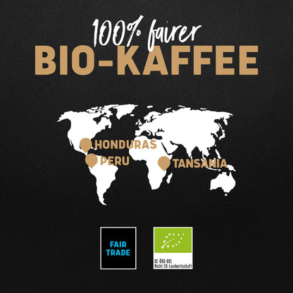Landpark Organic Coffee Espresso 500g: Arabica &amp; Robusta Coffee Beans | Fair Trade