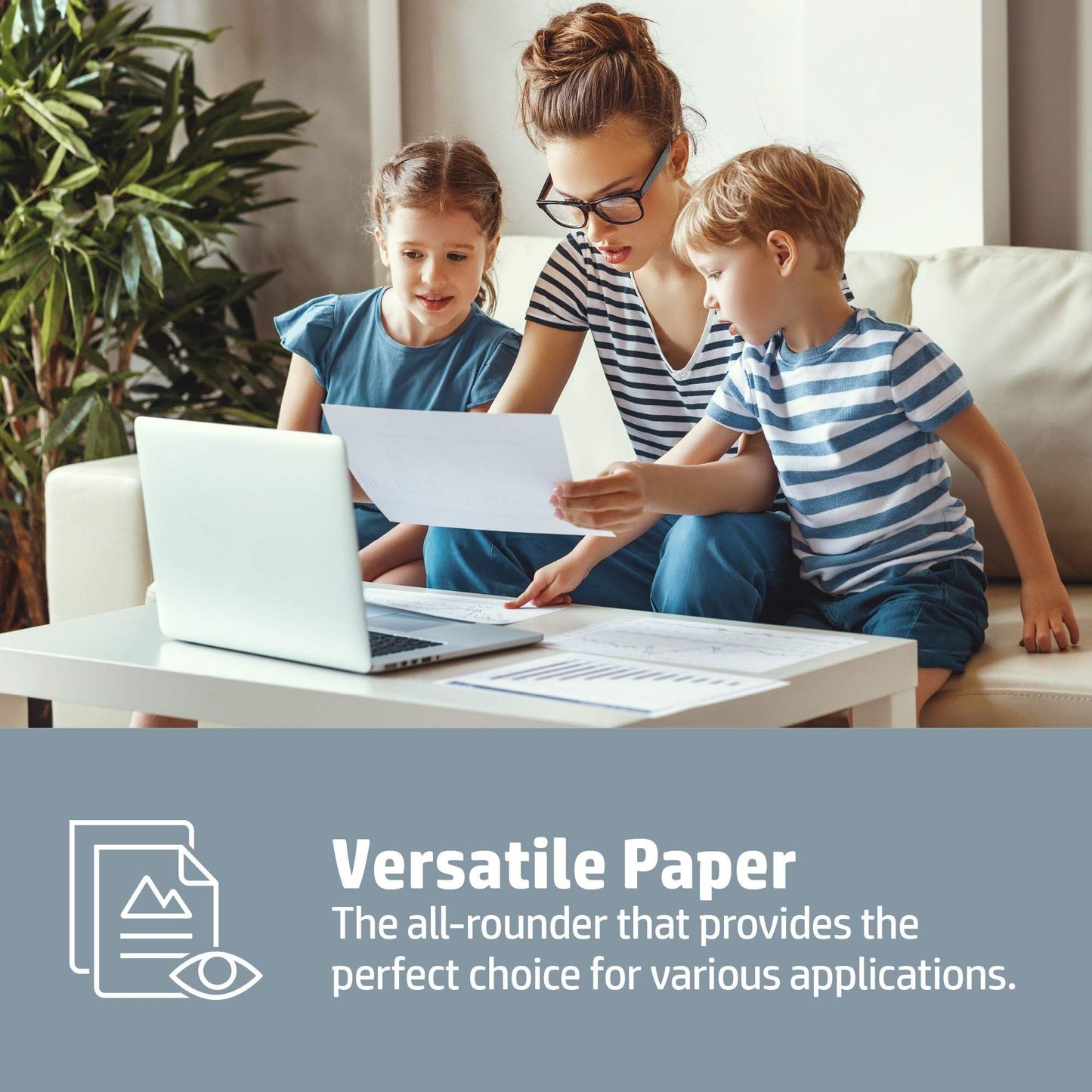 HP Copy Paper (CHP150) Home &amp; Office | DIN A4 80g, White (2500 sheets: 5x500 sheets)