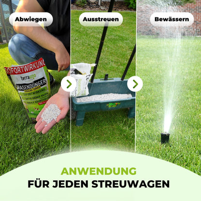 TerraUno lawn fertilizer for spring/summer: immediate effect - 20kg for 1000m²