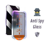 Premium 8K Display Protector Film for iPhone 15/14/13 Pro Max, Plus | Anti-Spy - Dust-Free Installation