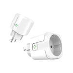 Smart Plug-and-Play Socket with EU Plug, 100-240V, 16A/20A | Timer Function, Energy Monitoring, and TUYA Integration