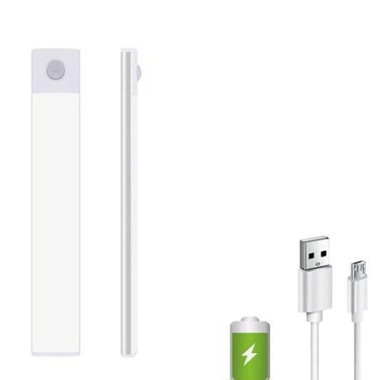Veilleuse à détecteur de mouvement LED sans fil : rechargeable par USB | Application polyvalente