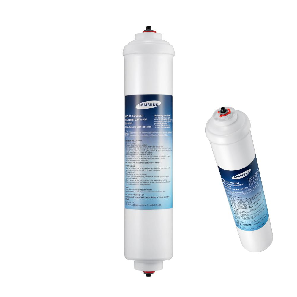 Samsung Externer Wasserfilter (Original-Ersatzteil) HAFEX/EXP für French-Door-Kühlschränke, NSF-zertifiziert