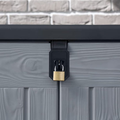 Keter Store It-Out-Pro Wheelie Bin Storage Unit (1200L): Robust waste container, weatherproof, lockable