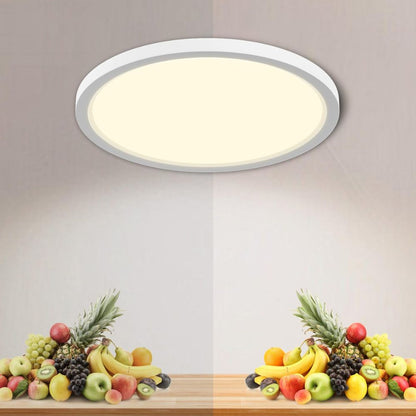 LQWELL® Round-Flat LED Ceiling Light, IP44 Waterproof (18W, 4000K)