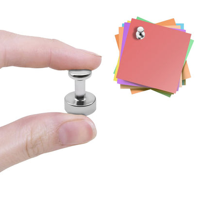 Strong multi-purpose magnets (18 pieces) for whiteboard, pinboard, refrigerator